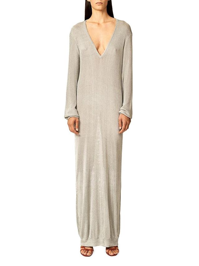 Womens The Croft Shimmer Maxi Dress Product Image