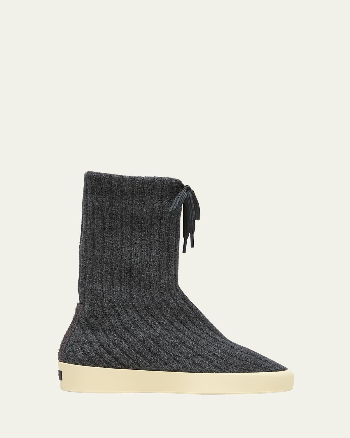 Mens Moc Knit High Boots Product Image