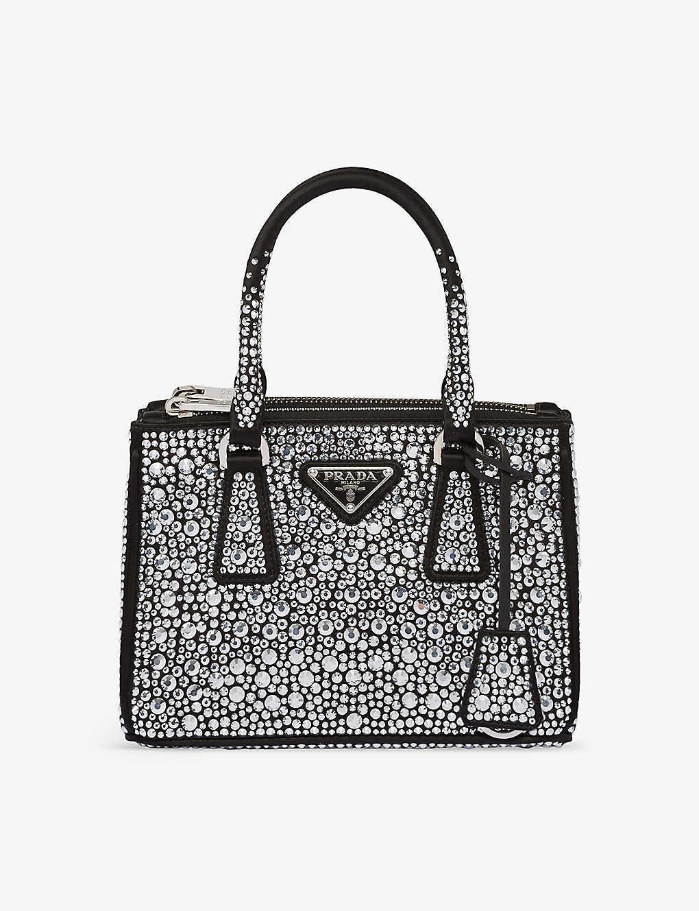 Galleria Satin Mini-bag With Crystals In Assorted Product Image