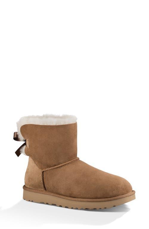 UGG(r) Mini Bailey Bow II Genuine Shearling Bootie Product Image