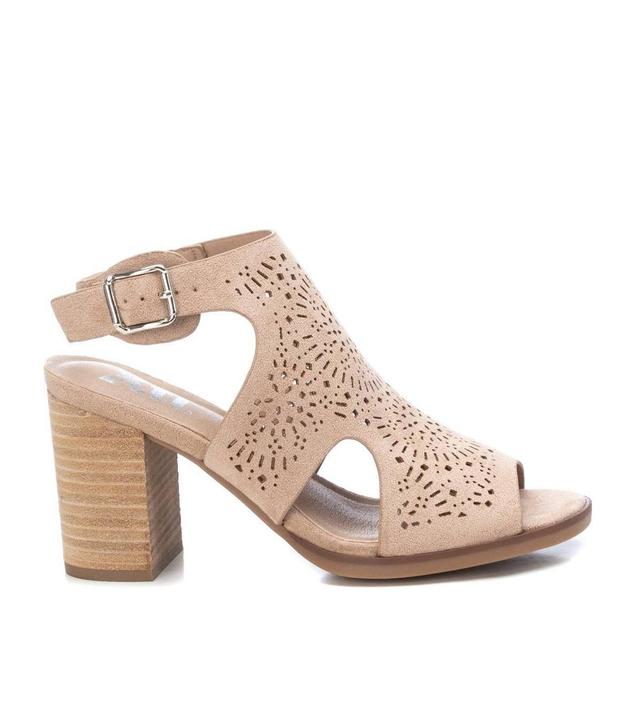 Xti Womens Suede Sandals Beige Product Image