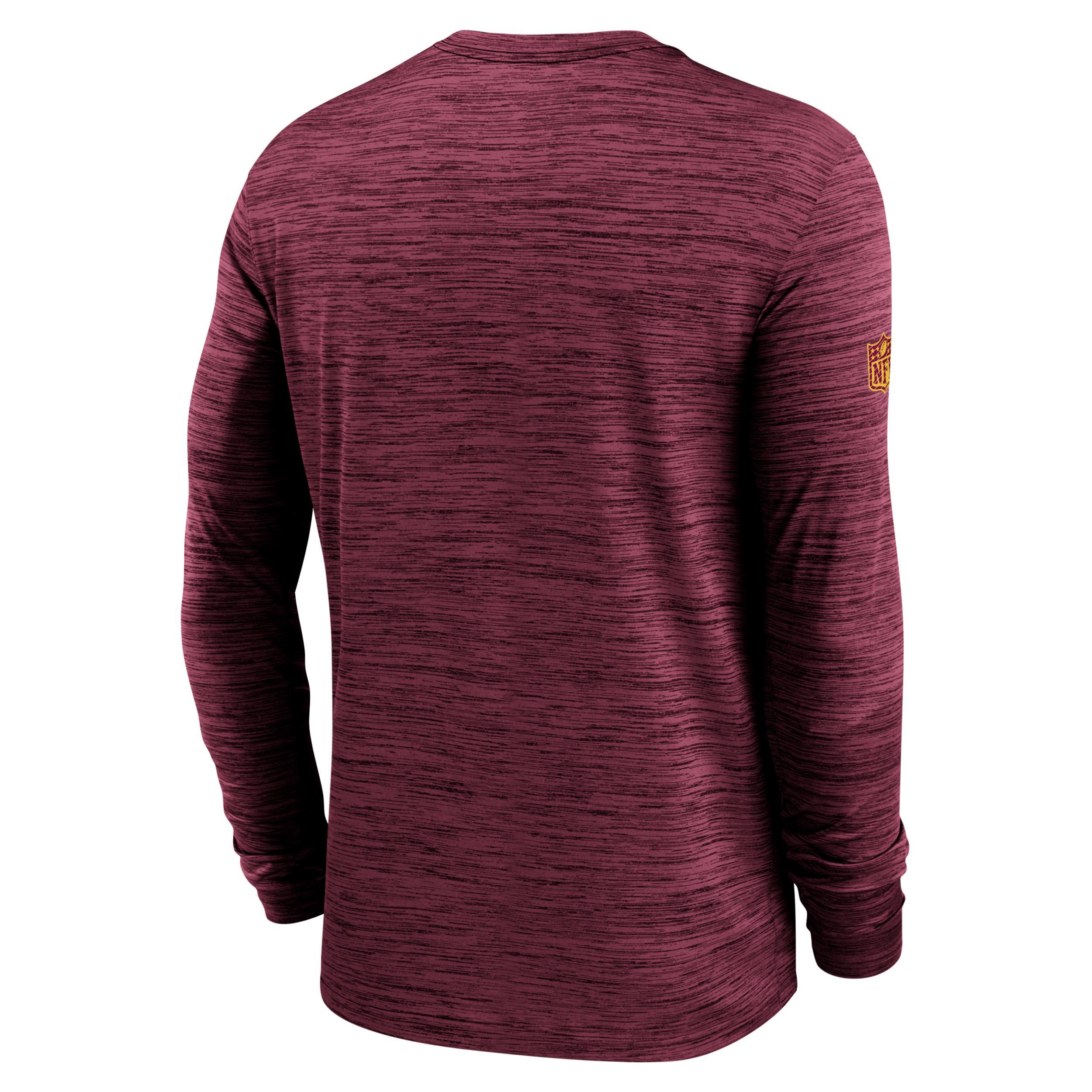 NIKE Men's Orange Denver Broncos 2024 Sideline Velocity Performance Long Sleeve T-shirt Product Image