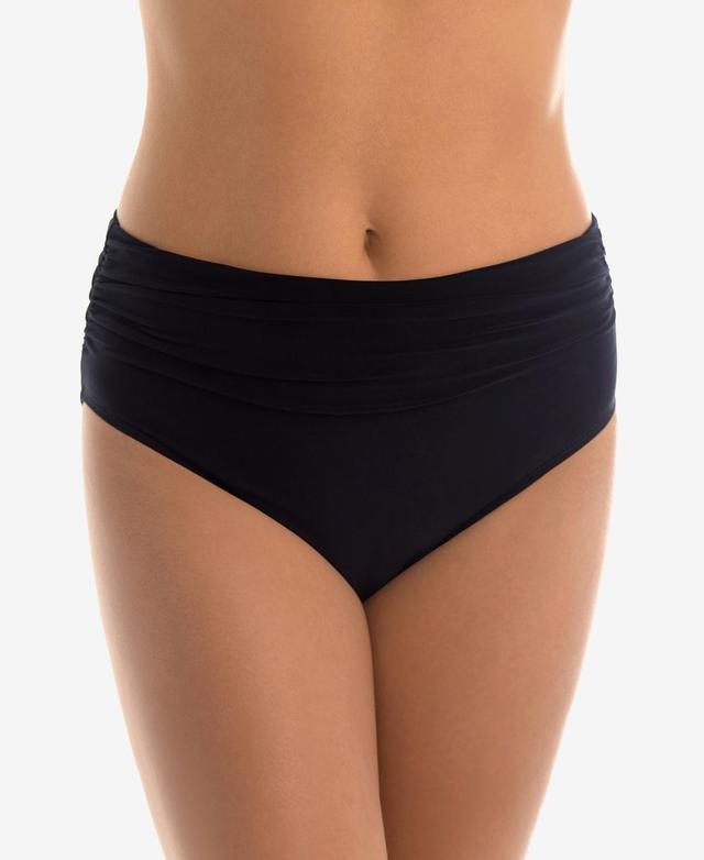 Magicsuit Solid Jersey Brief Shirred Swim Bottom Product Image