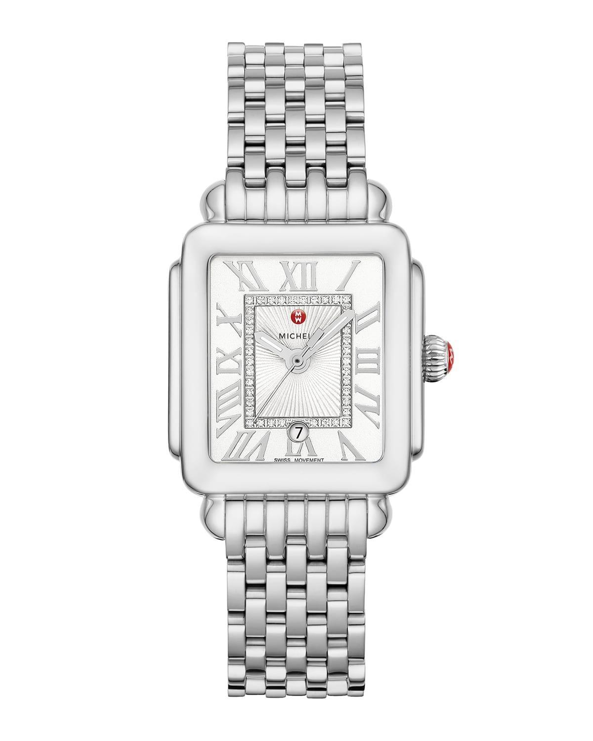 Womens Deco Madison Mid Two-Tone Diamond Dial Watch Product Image