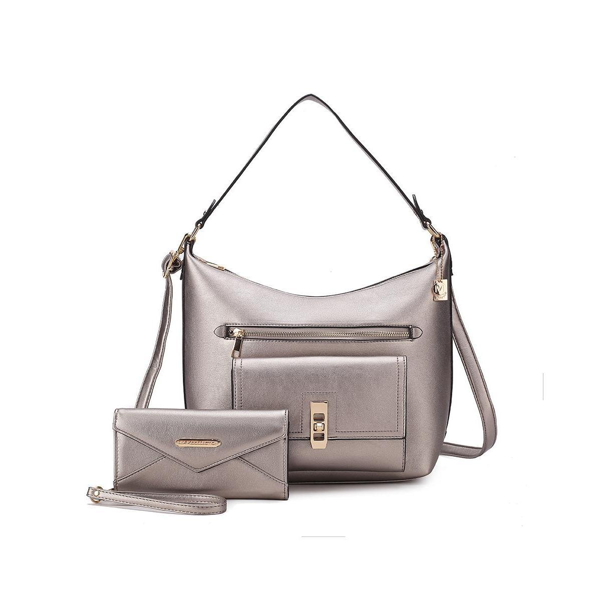 Mkf Collection Clara Women s Shoulder Bag with Wristlet Wallet by Mia K Product Image