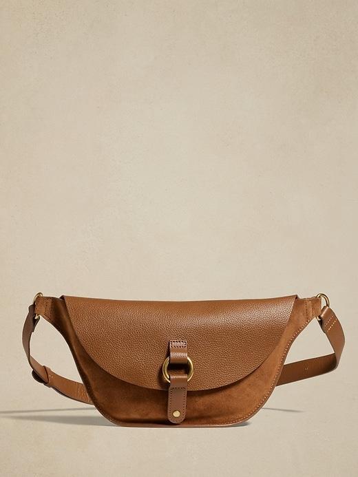 Leather Crossbody Belt Bag Product Image