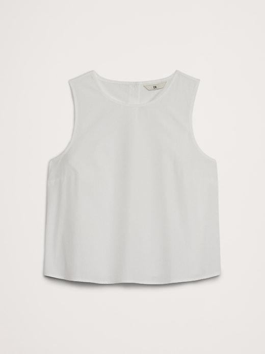 Poplin Cropped Tank Product Image