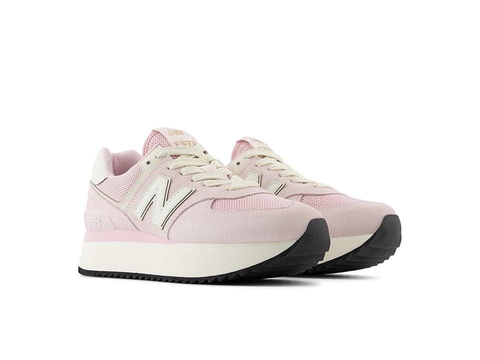 New Balance Classics 574+ (Mid Century Pink Granite) Women's Shoes Product Image