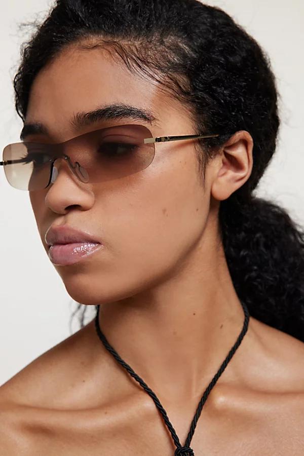 Y2K Micro Rimless Sunglasses Womens at Urban Outfitters Product Image