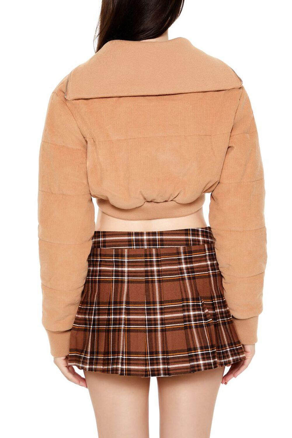 Cropped Corduroy Puffer Jacket | Forever 21 Product Image