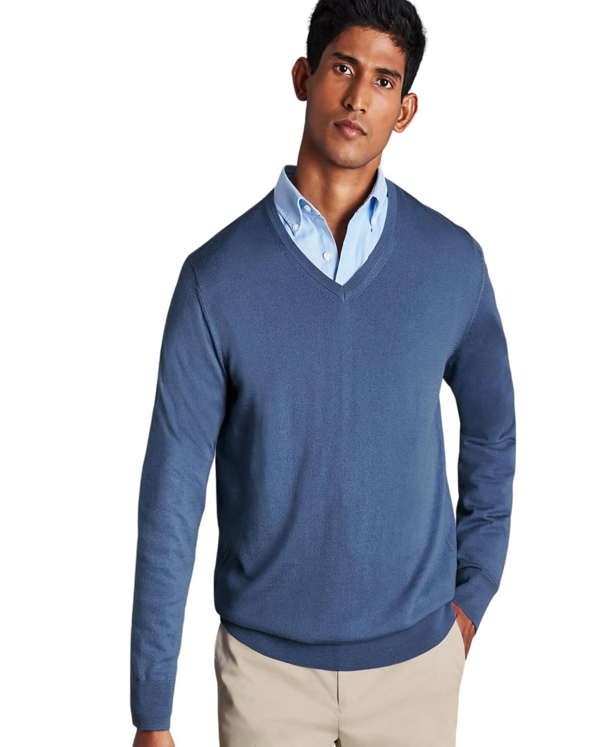 Charles Tyrwhitt Mens Pure Merino V Neck Sweater Product Image