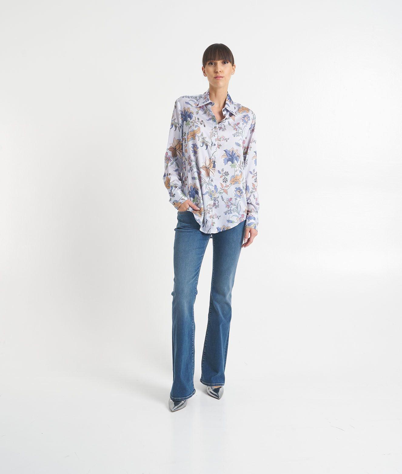 Blouse with floral print Product Image