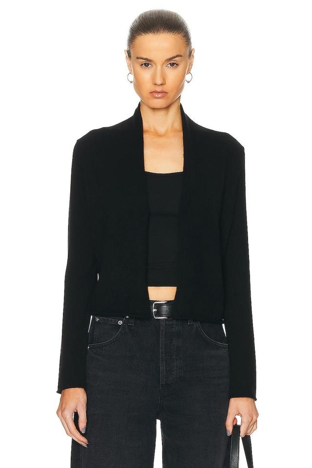 Guest In Residence Stealth Cardigan in Black - Black. Size XL (also in M). Product Image