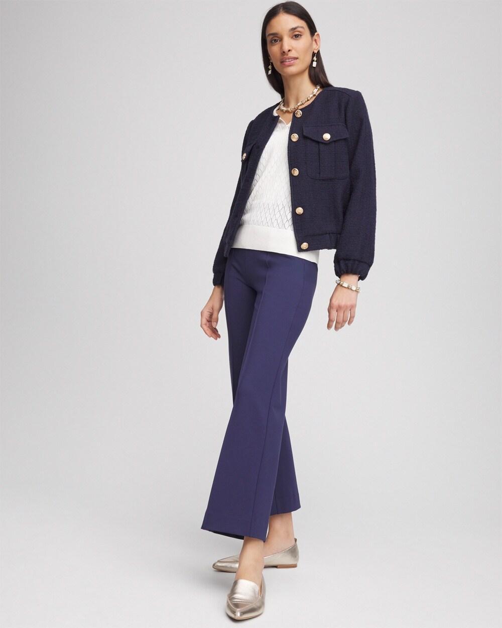 Juliet 180 Flare Pintuck Pants Product Image