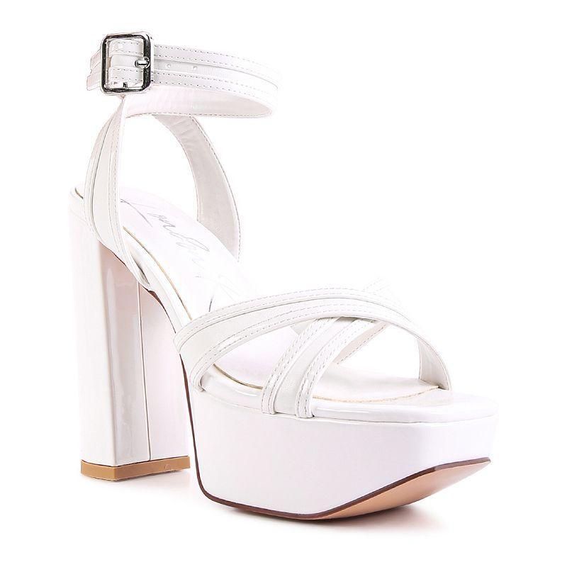 London Rag Nyle Sandal | Womens | | | Heels | Sandals | Ankle Strap | Block | Platform Product Image