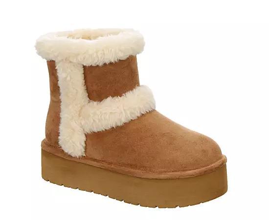 Madden Girl Womens Everett Fur Boot Product Image