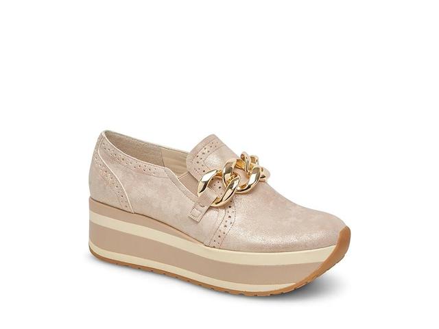 Dolce Vita Jhenee Nubuck Chain Detail Platform Loafers Product Image