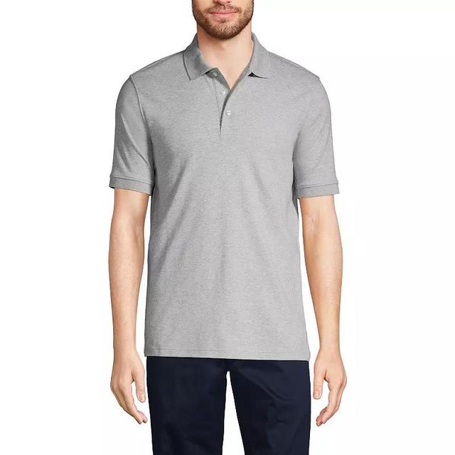 Mens Lands End Short Sleeve Interlock Polo Shirt Product Image