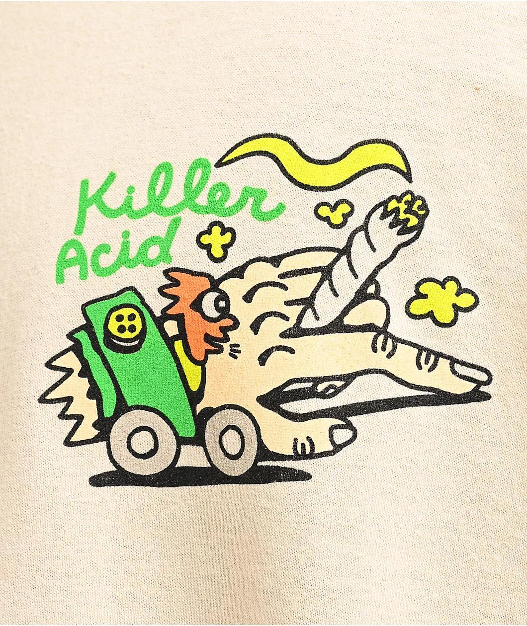 Killer Acid Rollin' Stoned Natural T-Shirt Product Image