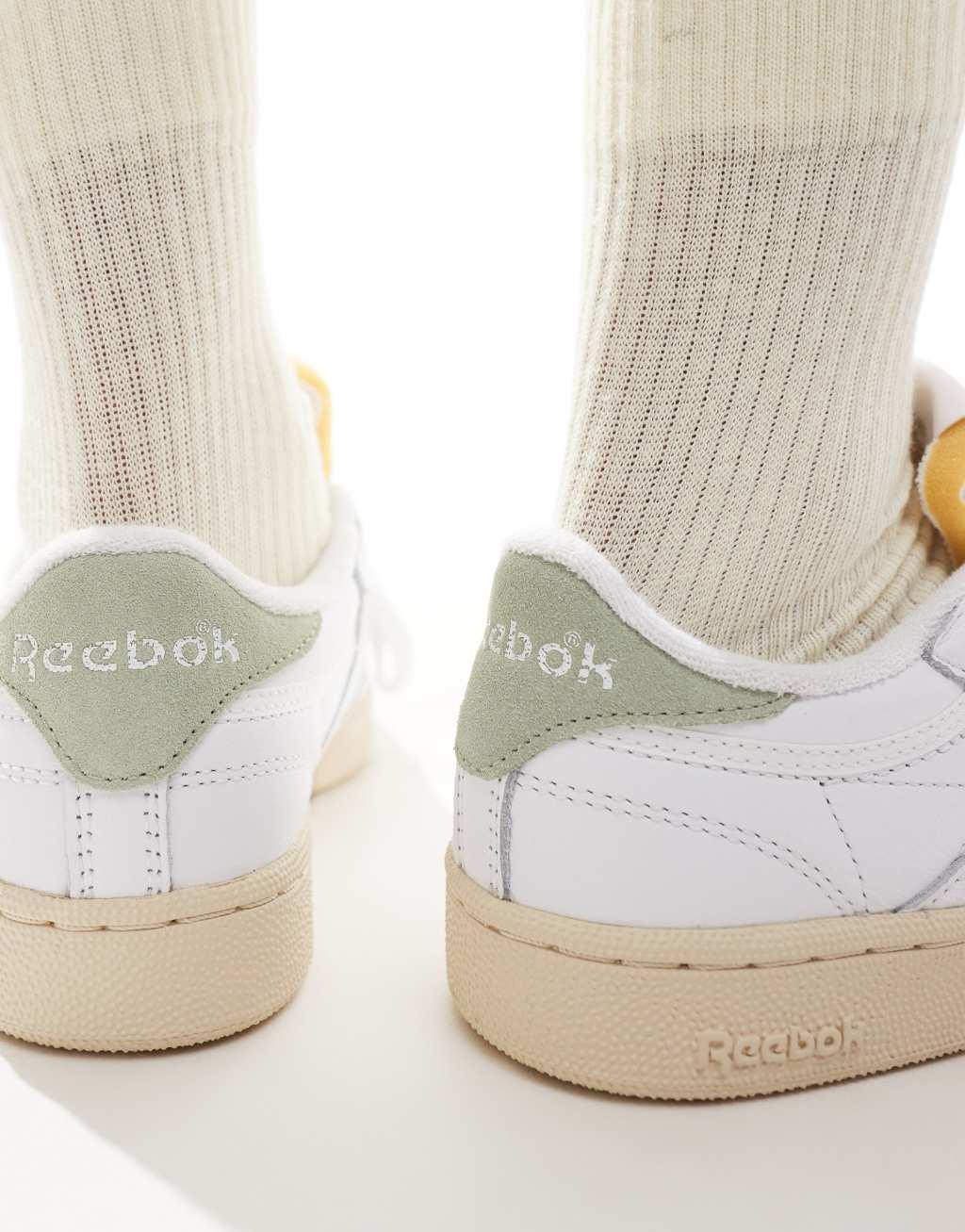 Reebok Club C 85 Vintage sneakers in white and sage Product Image