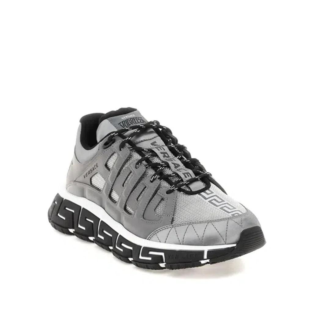 VERSACE Trigreca Sneakers Male Grey Product Image