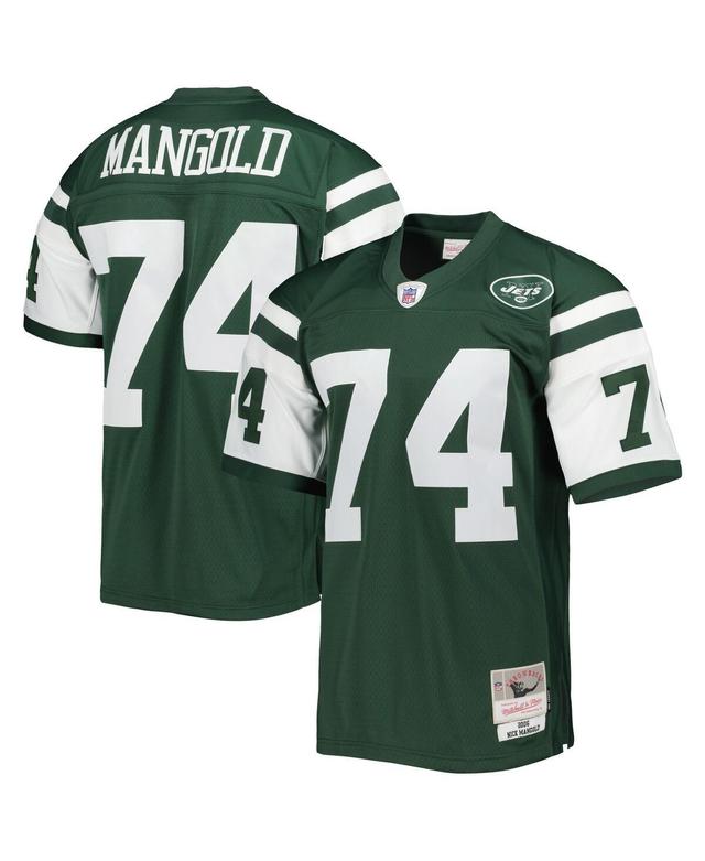 Mens Mitchell & Ness Nick Mangold New York Jets 2006 Legacy Replica Jersey Product Image