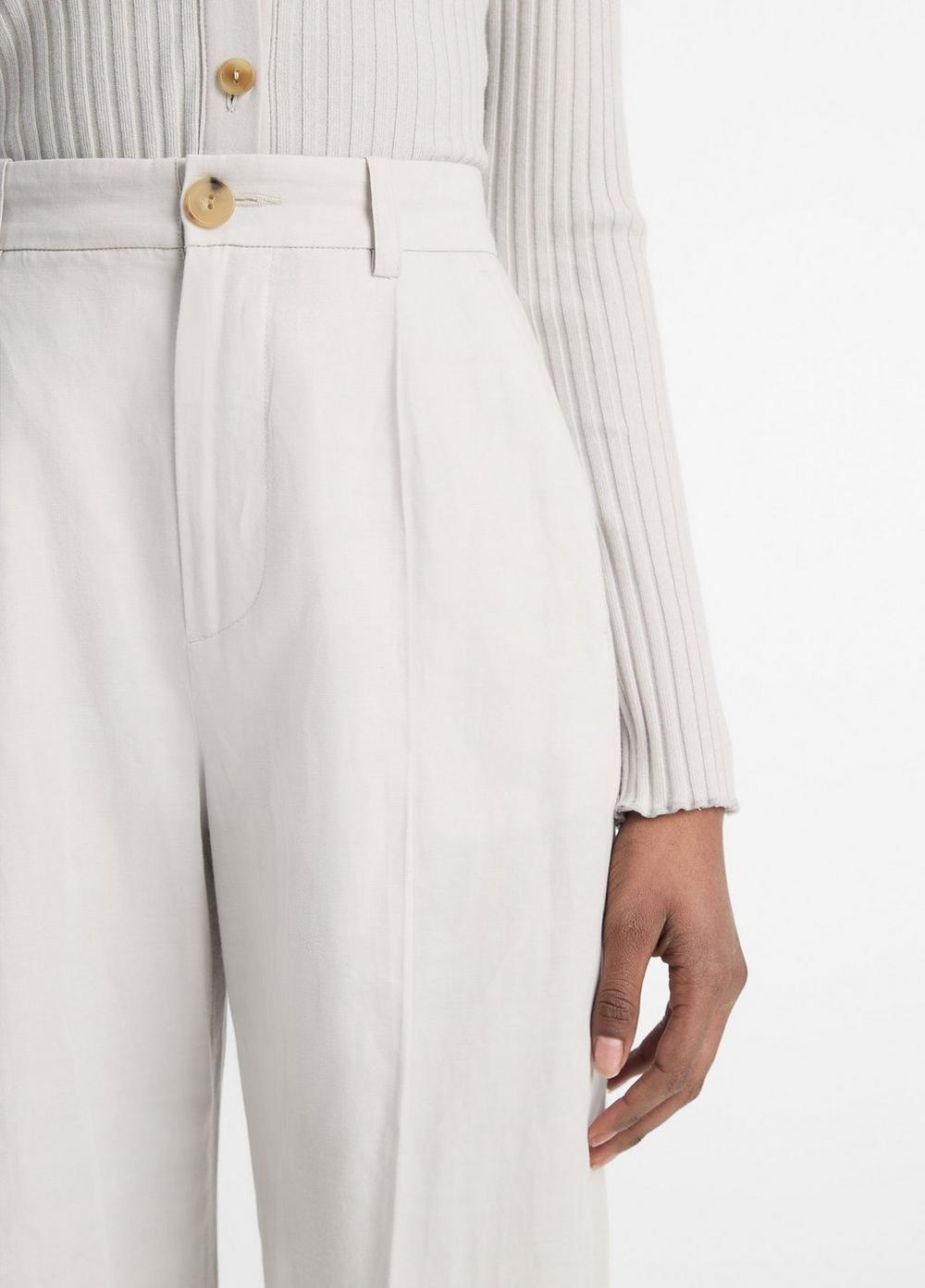 High-Waist Tailored Wide-Leg Trouser Product Image