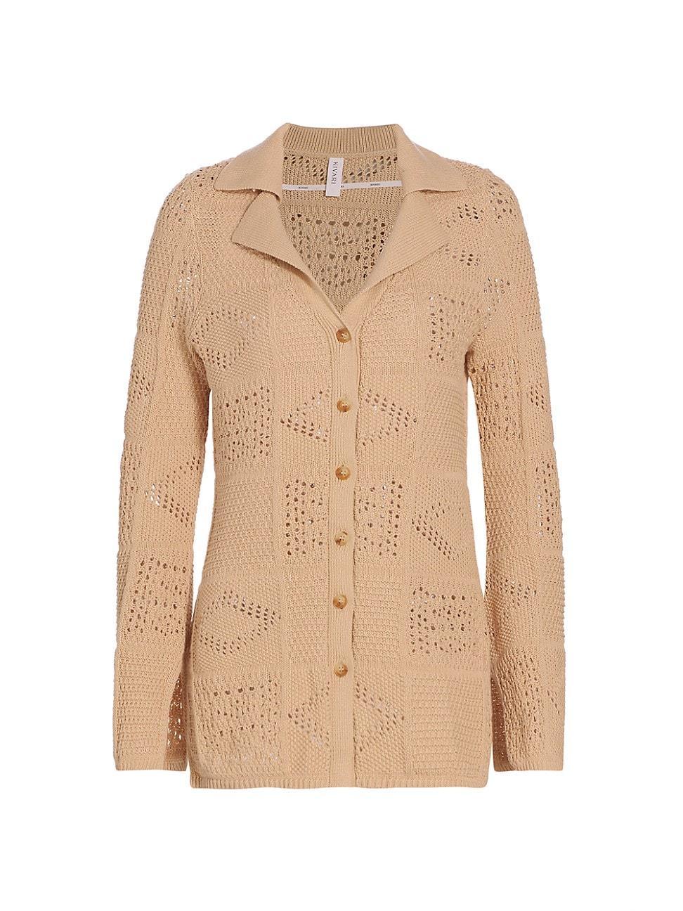 Womens Clementine Cotton Knit Cardigan Product Image