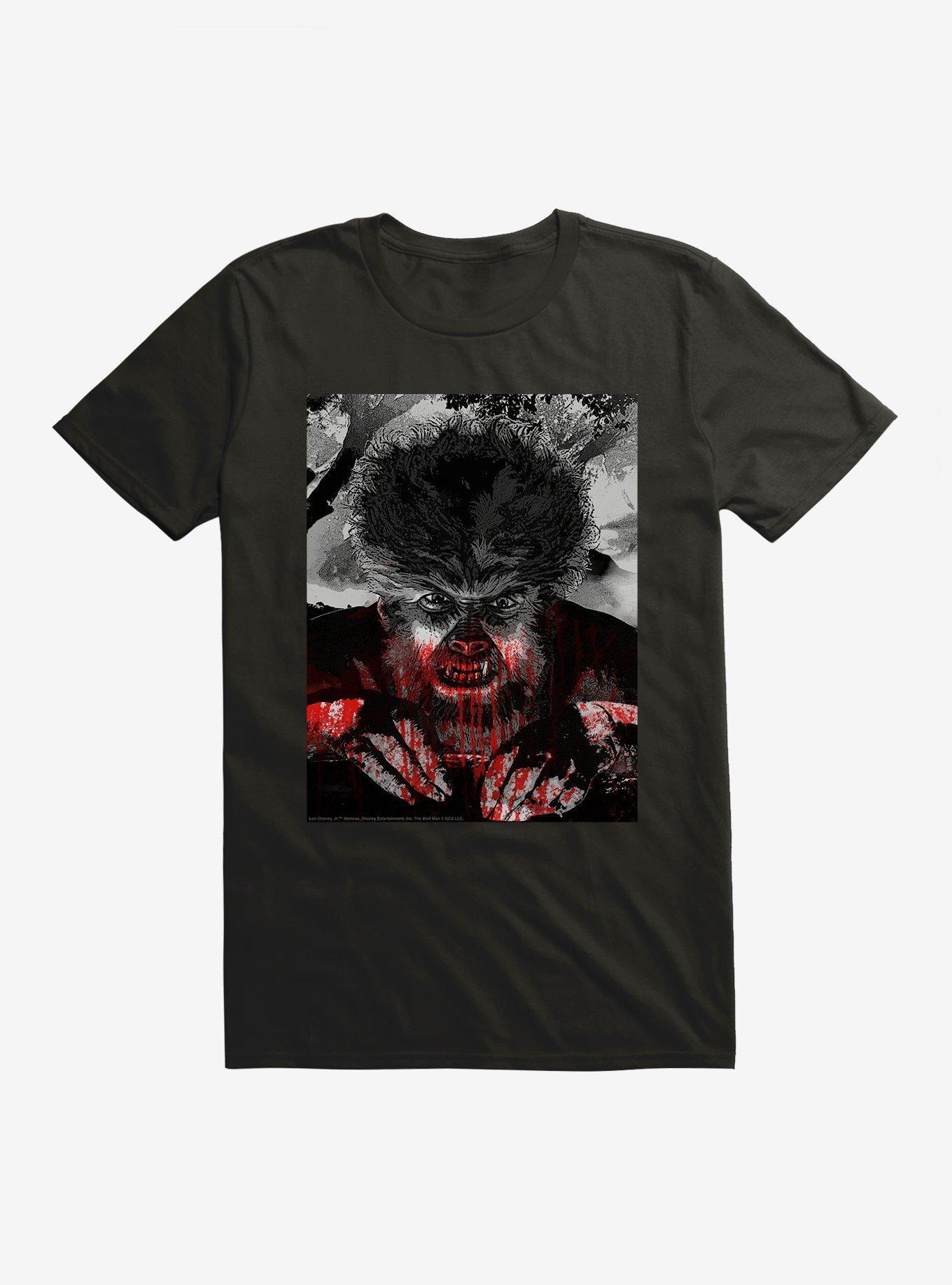 The Wolf Man Autumn Moon T-Shirt Product Image