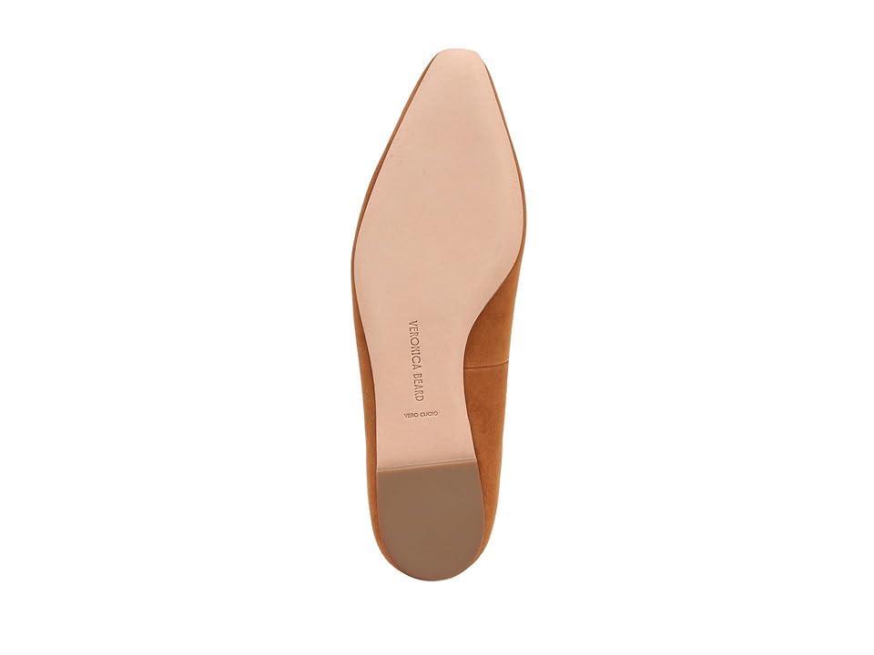 Veronica Beard Catherine Skimmers (Caramel Brown Suede) Women's Flat Shoes Product Image