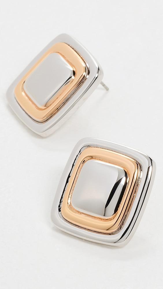 Luv Aj Dalia Two-Tone Studs | Shopbop Product Image