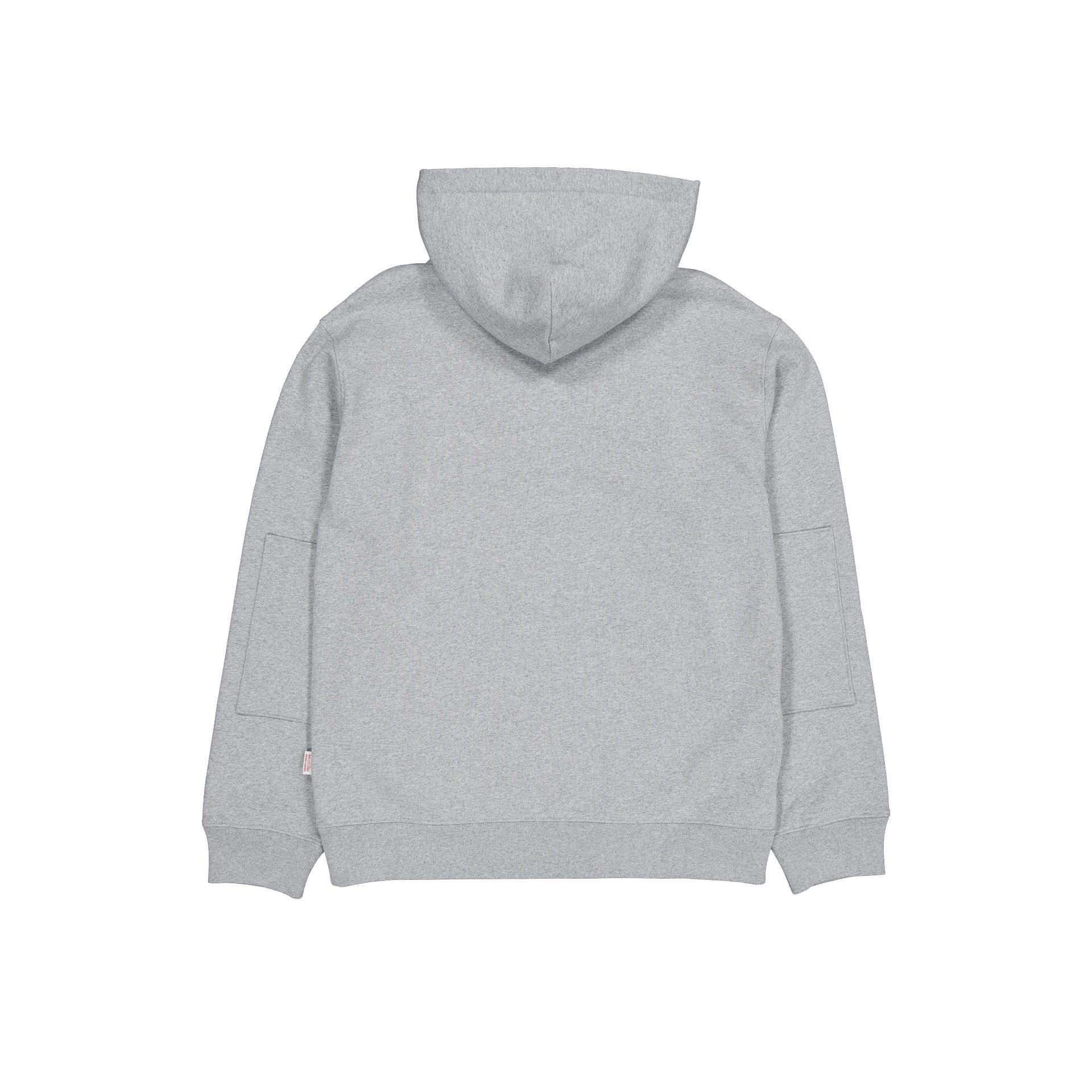 Brand New Era Amherst Corporal Heather Gray Snap Hoodie Male Product Image