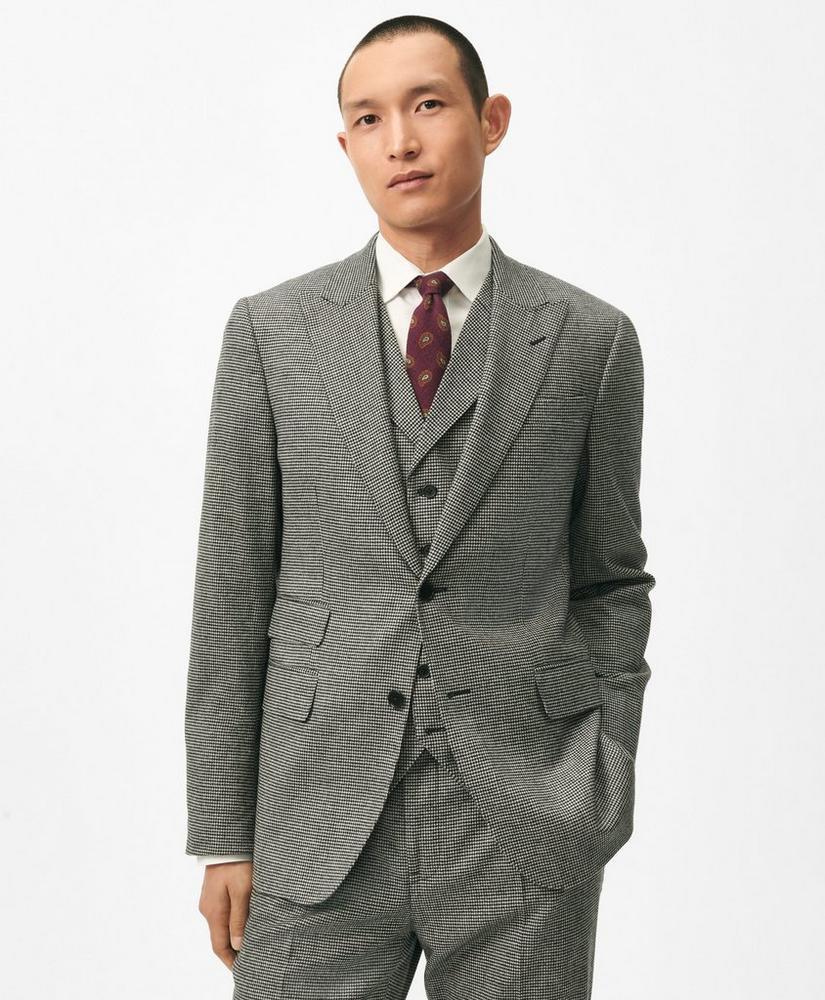 Slim Fit Houndstooth Wool-Cashmere Suit Jacket Product Image