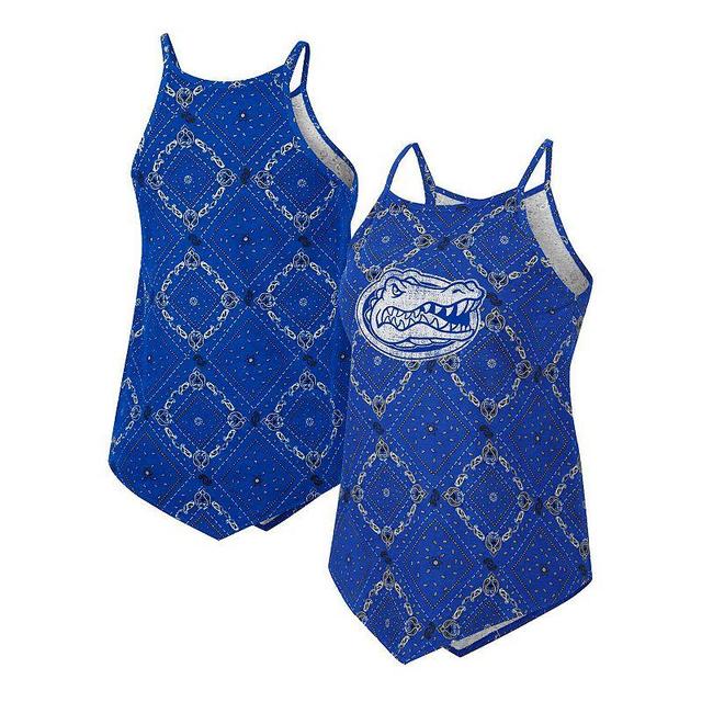 Womens Colosseum x Wrangler Royal Florida Gators Bandana Tank Top Product Image