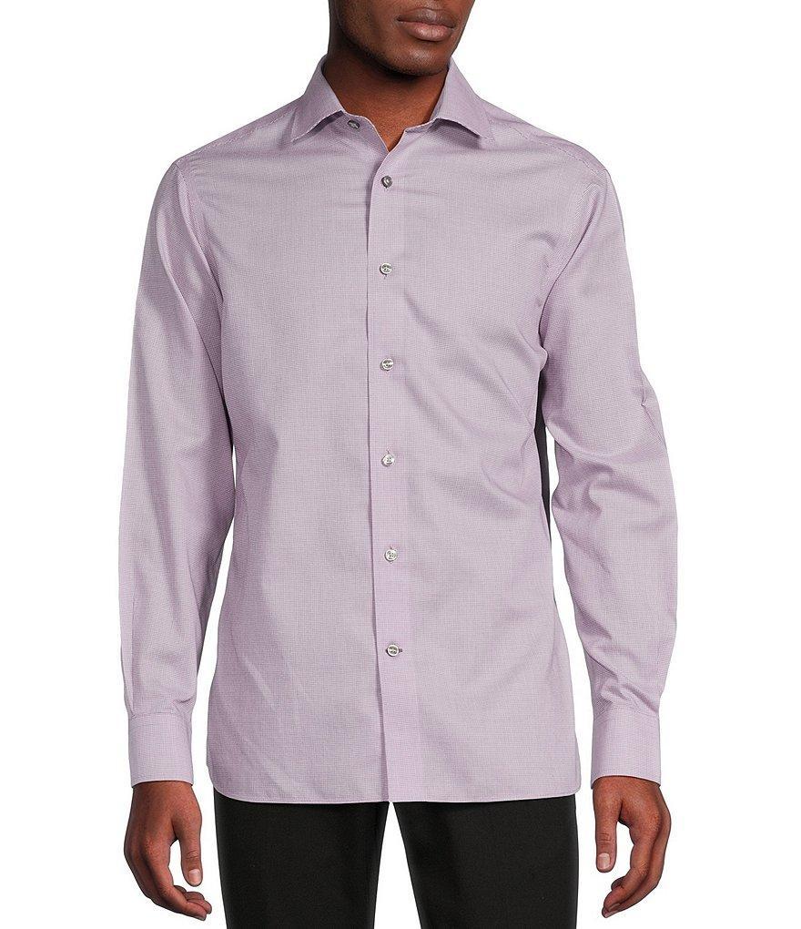 Daniel Cremieux Signature Label Textured Cotton Long Sleeve Woven Shirt Product Image