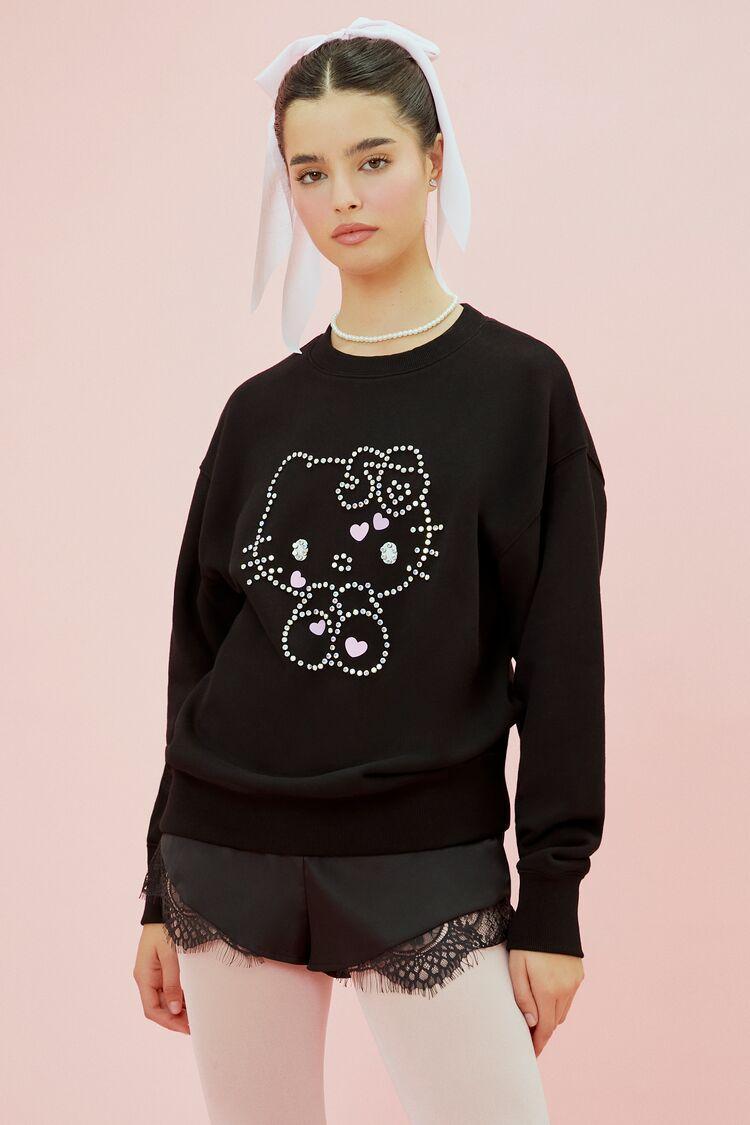 Hello Kitty Rhinestone Pullover | Forever 21 Product Image