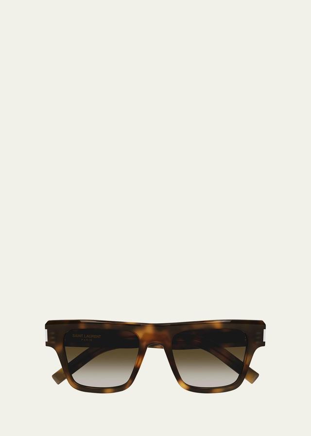 Mens SL 469 Acetate Rectangle Sunglasses Product Image