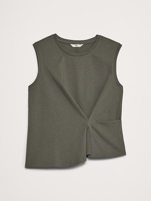 Cotton Draped Tank Product Image