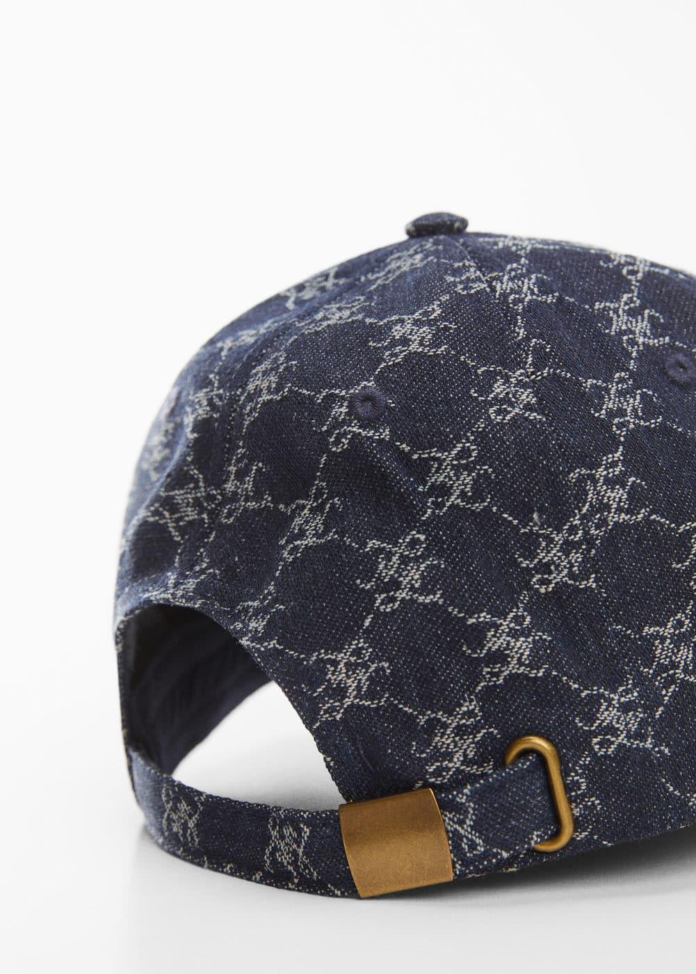 MANGO - Logo print denim cap - One size - Women Product Image