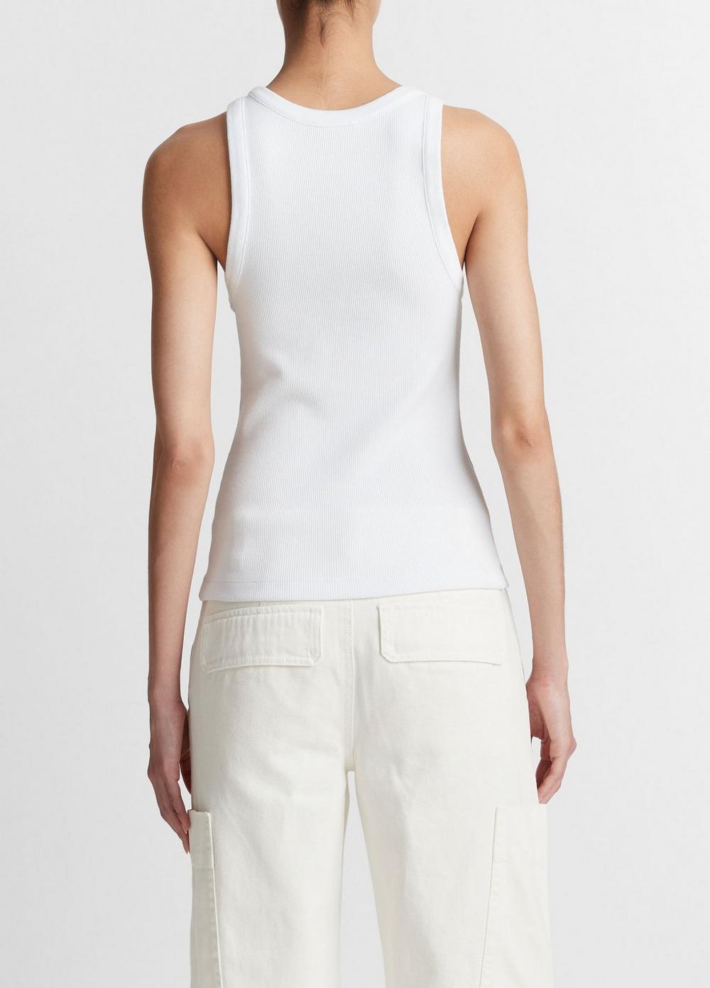 Ribbed Scoop-Neck Tank Product Image