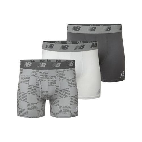 New Balance Men's Mens Premium 6 Inch Boxer Brief with Fly 3 Pack Product Image