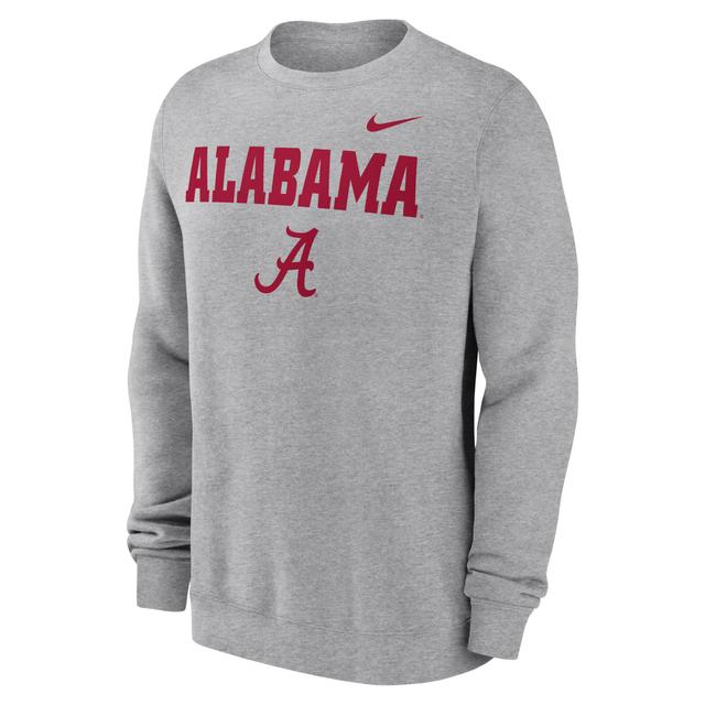 Alabama Crimson Tide Primetime Primary Stack Nike Mens College Pullover Crew Product Image