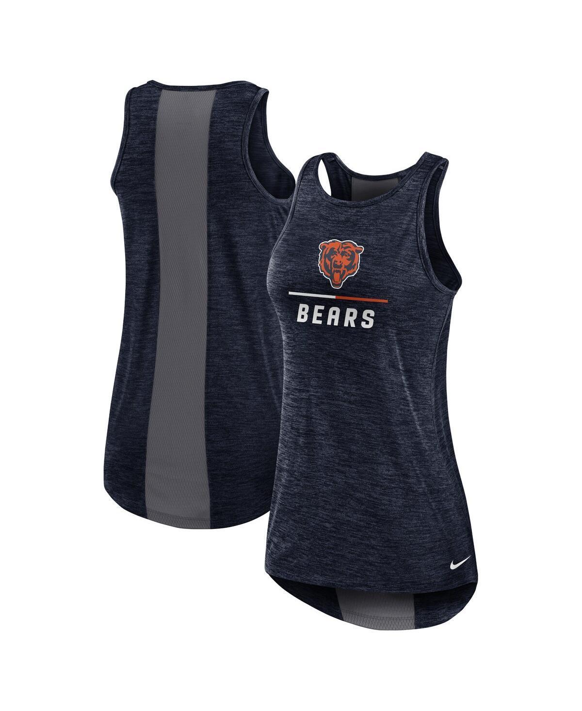 Womens Nike College Navy Seattle Seahawks High Neck Performance Tank Top Product Image