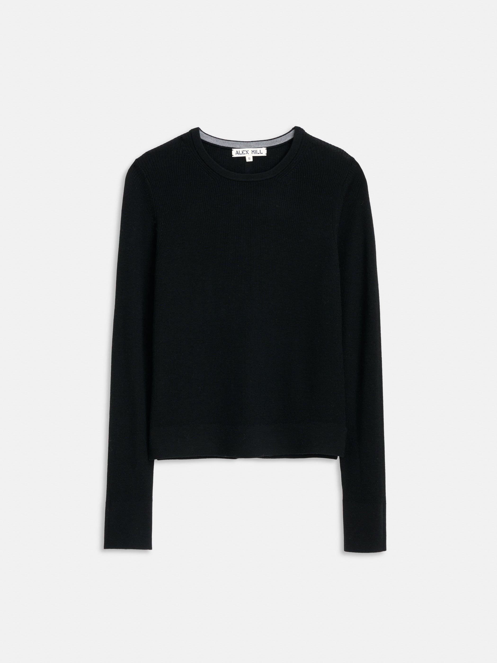 Ava Long-Sleeve Sweater Tee In Extra Fine Merino Female Product Image