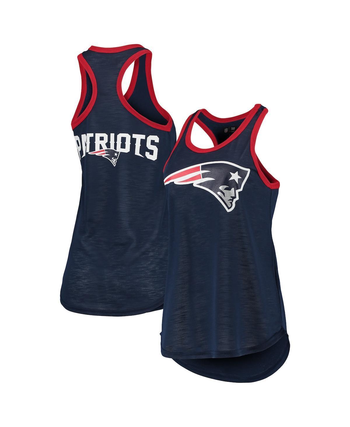 Womens G-III 4Her by Carl Banks New England Patriots Tater Tank Top Blue Product Image