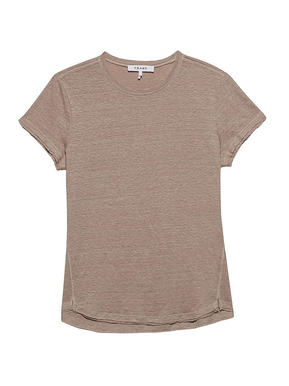 FRAME Easy True Organic Linen T-Shirt Product Image