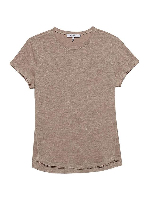 Womens Easy True Organic Linen T-Shirt Product Image