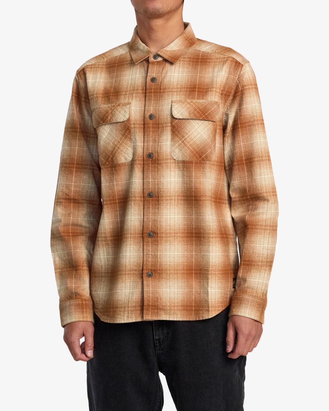 Dayshift Flannel Long Sleeve Top - Adobe Product Image