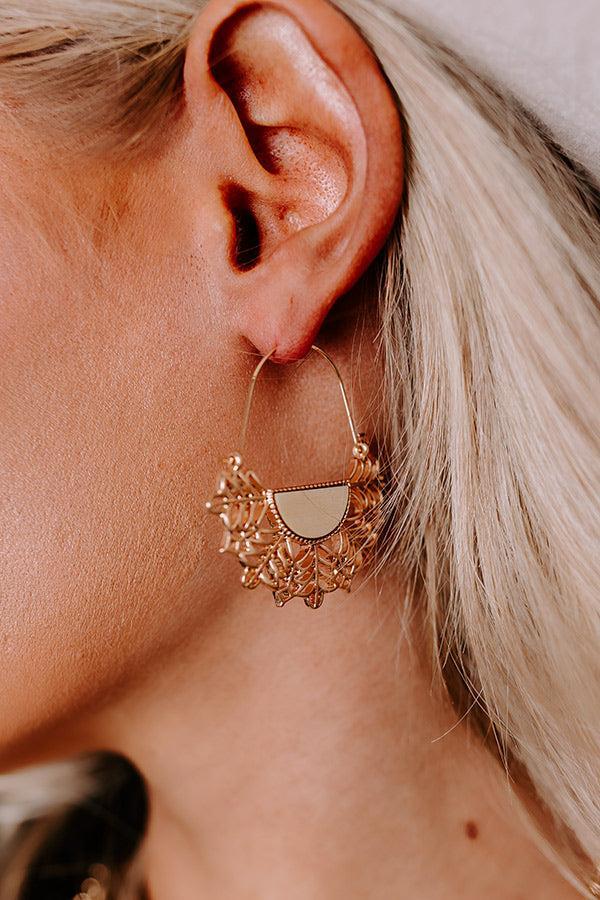 Sunset Situation Earrings In Ivory Product Image