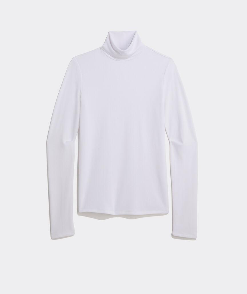 Luxe Pique Turtleneck Product Image